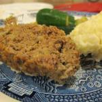 American Meatloaf with Parsley Appetizer