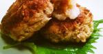 American Meatless Enoki Mushroom and Okara Hamburger Steaks 1 Appetizer
