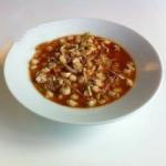 Mexican Pozole Red Style Sinaloa Appetizer
