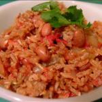 Mexican Brown Rice and Beans vegan BBQ Grill
