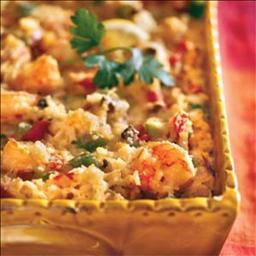 American Creamy Corn and Shrimp Casserole BBQ Grill