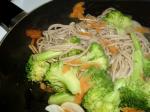 Japanese Broccoli and Soba Noodles Dinner