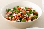 American Chickpea Tomato And Feta Salad Recipe Appetizer