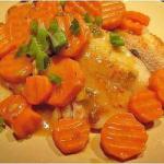 Chinese Jumped of Fish to Carrots Dinner