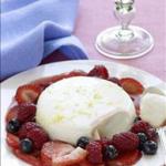 Italian Panna Cotta with Balsamic Berries Dessert
