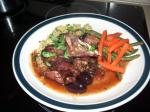 American Red Winebraised Chicken With Couscous Appetizer