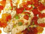American Baked Red Snapper With Citrus  Tomato Topping Dinner