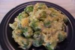 American Creamy Baked Brussels Sprouts Dinner