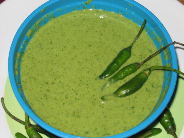 Indian Insanely Hot South Indian Green Chili Chutney Dinner