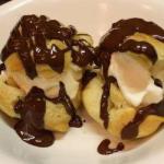 American Profiteroles with Chocolate House Dessert