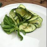 British Courgette Salad Vegan Appetizer