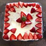 British Strawberry Rhubarb Tiramisu Dessert