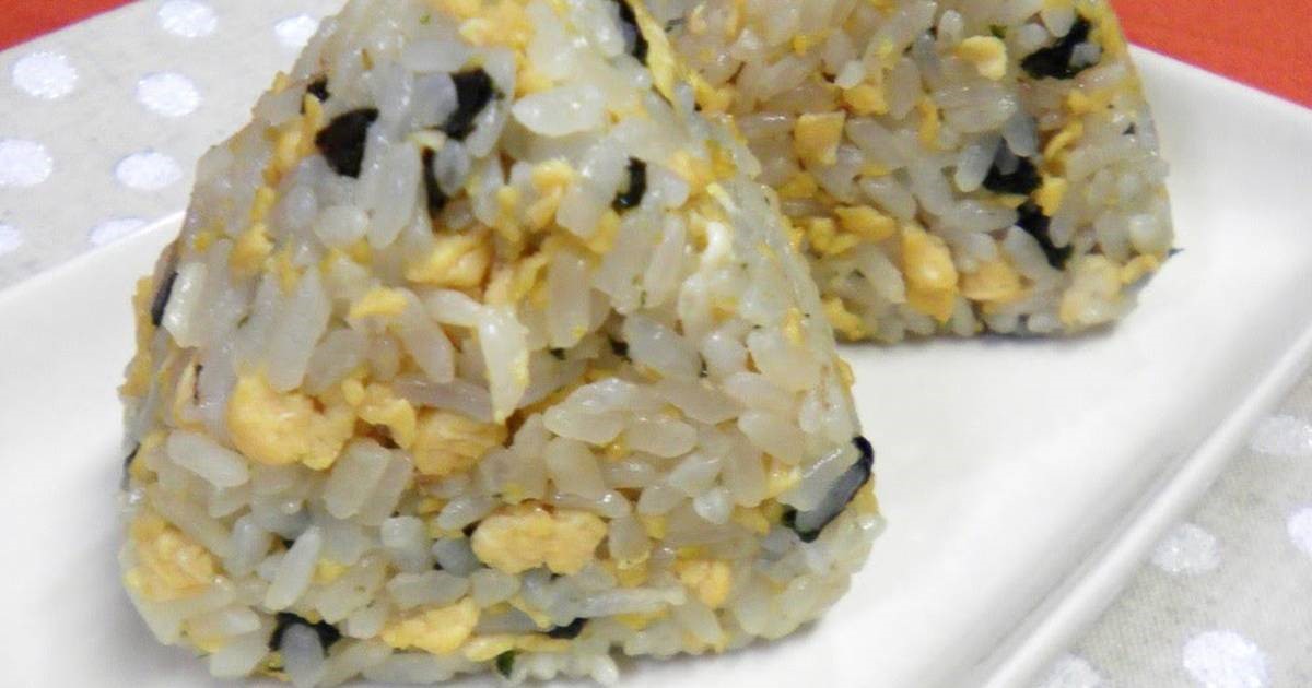 American Real Nori Seaweed and Egg Rice Balls 1 Dinner