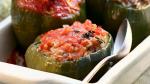 Stuffed Peppers with Rice and Tomatoes recipe