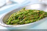 American Asian Simple Spicy Sauteed Green Beans Dinner
