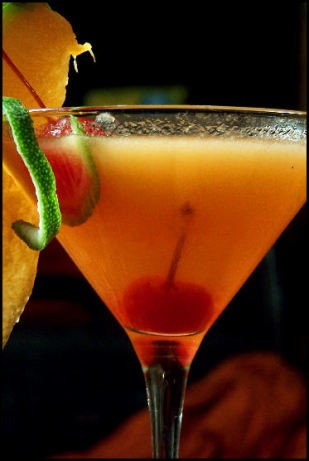 American Carolina Cantaloupe Martini Appetizer