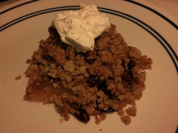 American Easy Peach Crisp 1 Dessert