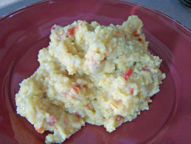 American Smoky Creamy Polenta With Sundried Tomatoes Appetizer