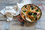 Paella with Crab Prawns and Chicken paella Mixta recipe