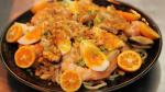 Spanish Rice Noodles with Prawns pancit Palabok Appetizer