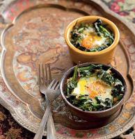 Armenian Havgotov Shiomin - Eggs with Spinach Appetizer