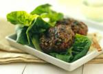 Chinese Asian Beef Burgers with Ginger and Cilantro Recipe Appetizer