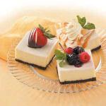 American Topped Cheesecake Squares Dessert