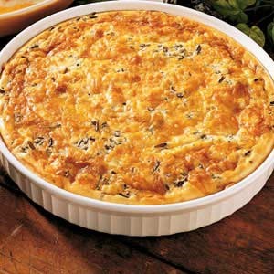 American Sausage Wild Rice Quiche Dinner