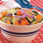 American Sauteed Carrots and Zucchini Appetizer