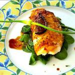 American Muffis Chicken Breasts Stuffed with Figs and Goat Cheese Drink