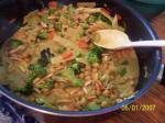 American Vegetable Curry microwave Dinner