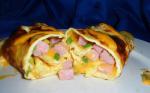 Swiss Ham and Cheese Omelet Roll Dinner