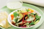 American Spicy Chicken Salad With Coriander Buttermilk Dressing Recipe Appetizer