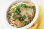 American Tofu and Pumpkin Green Curry Recipe Appetizer