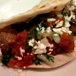 Mexican Taqueria Style Tacos - Carne Asada Breakfast