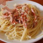 Canadian Spaghetti with Smoked Salmon and Pumpkin Seeds Appetizer