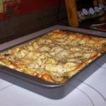 American Vegetable Lasagna with Leeks Celery and Corn Appetizer