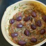 Moroccan Moroccan Dip with Roasted Eggplant and Tomato zaalouk Appetizer