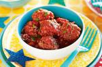 American Meatball Meteors Recipe Appetizer