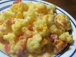 American Cheesy Ham  Cauliflower Casserole Dinner