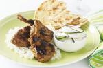 Malaysian Cucumber And Coconut Sambal With Spiced Lamb Cutlets Recipe Drink