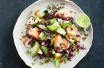 American Misoglazed Salmon With Black Rice Salad Recipe Dessert