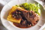 American Lamb Shanks With Red Wine Onions And Anchovies Recipe Appetizer