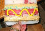 Canadian Hot Dog And Fries Cake Dessert
