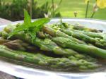 American Asparagus With Lemon and Mint Appetizer