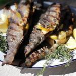 Trout Stuffed to the Grill recipe