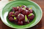 Steamed Baby Beetroot With Mint Recipe recipe