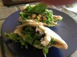 American Chickpea Salad on Whole Wheat Pitas Appetizer