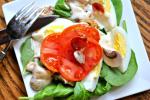 American Spinach Tomato Salad Appetizer