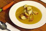 Canadian Curried Squash Soup With Frizzled Leeks Recipe Appetizer